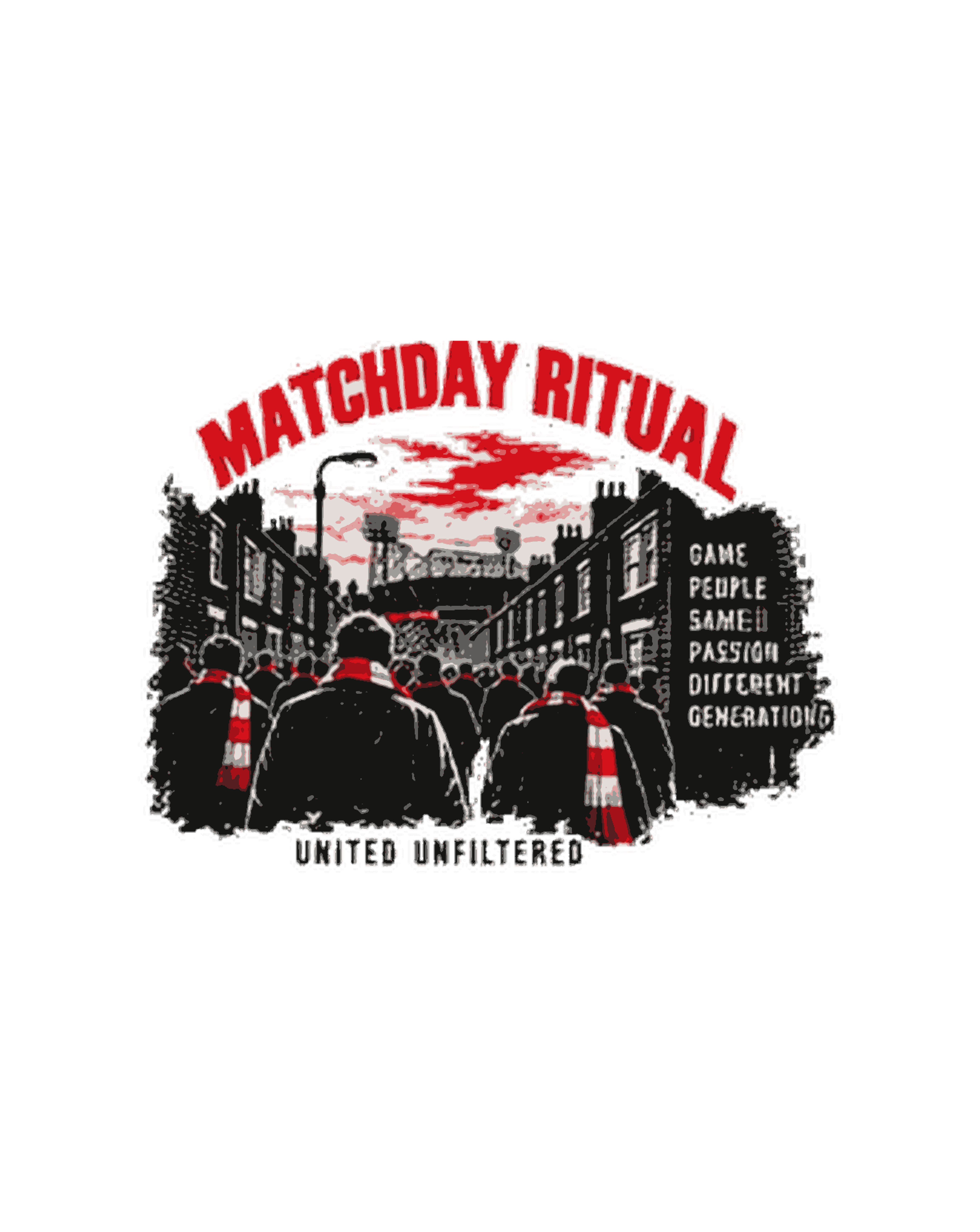 Matchday Ritual Oversized Tee artwork