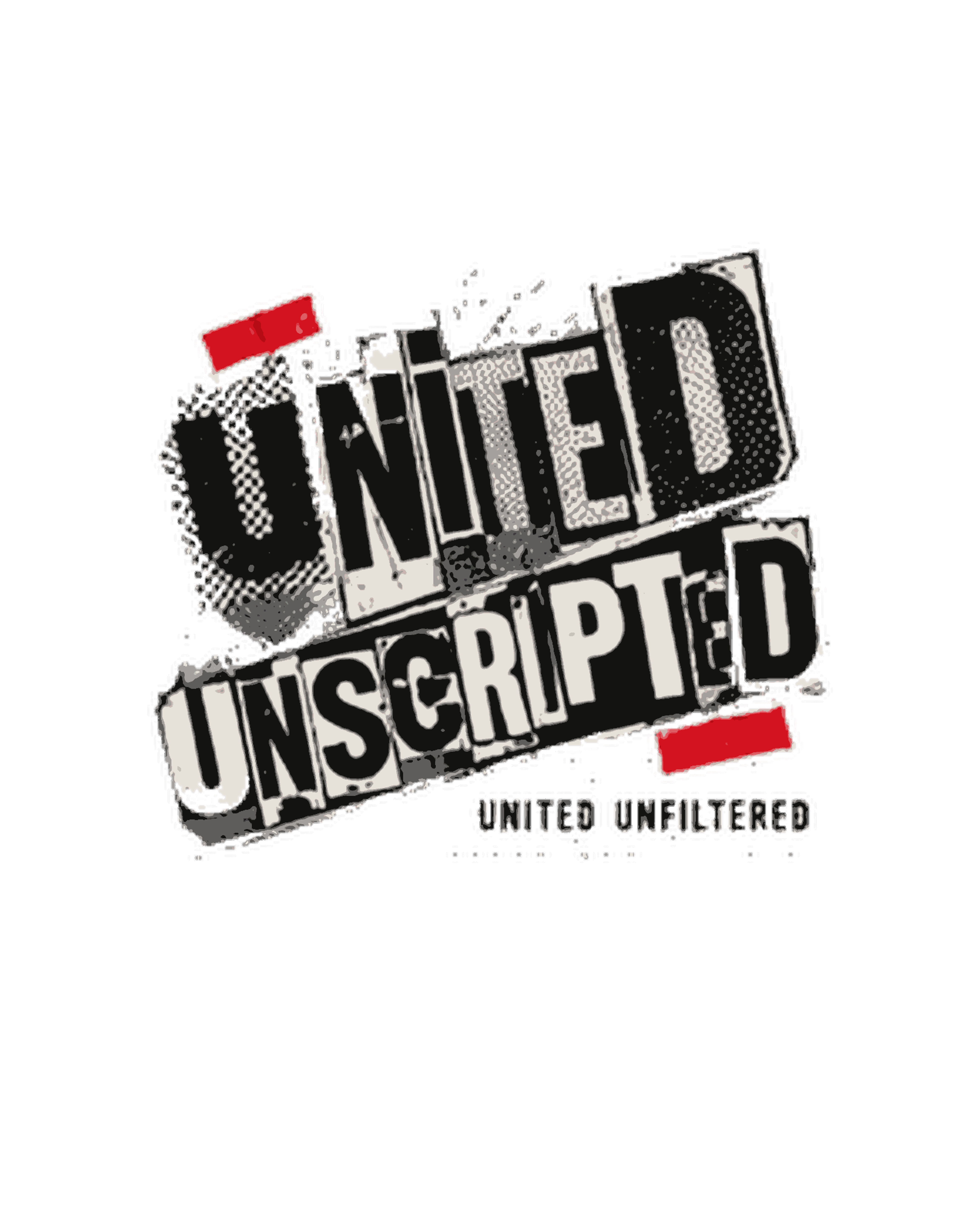 United Unscripted Oversized Tee artwork