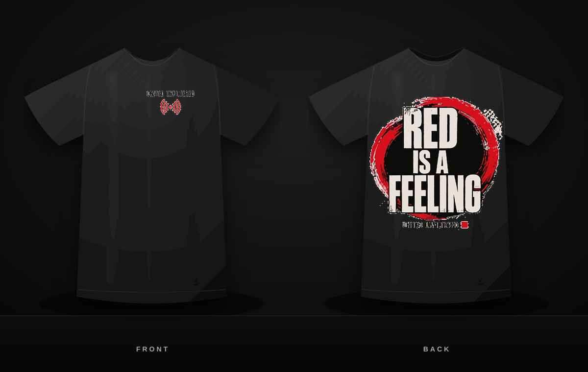 Red Is a Feeling Oversized Tee