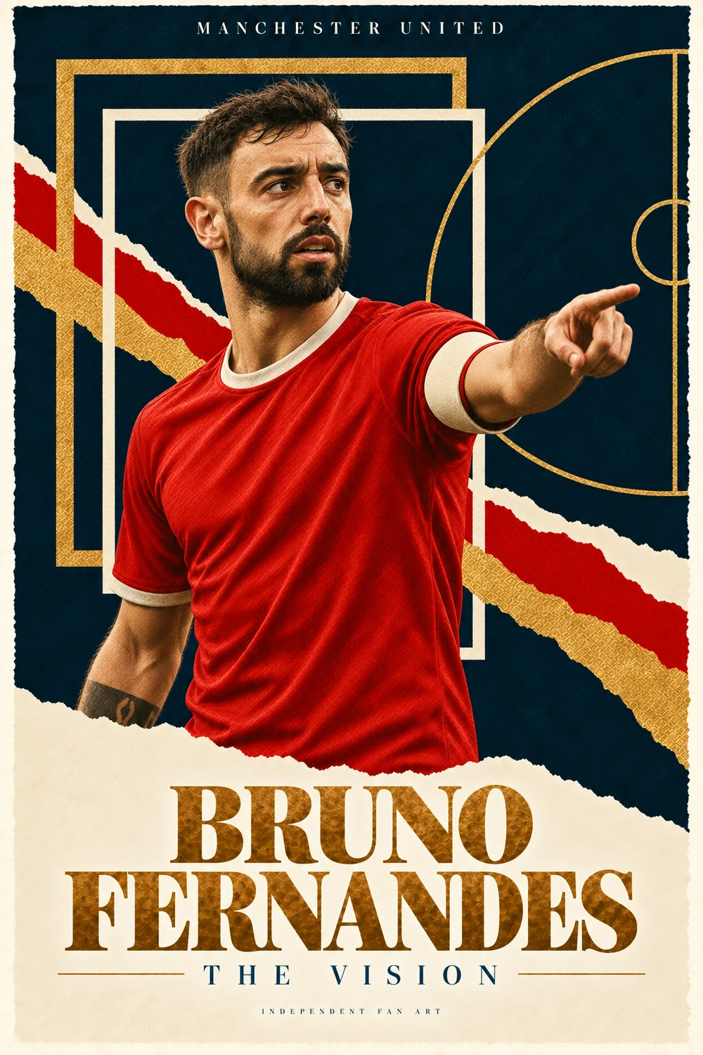 Bruno Fernandes — The Vision poster artwork