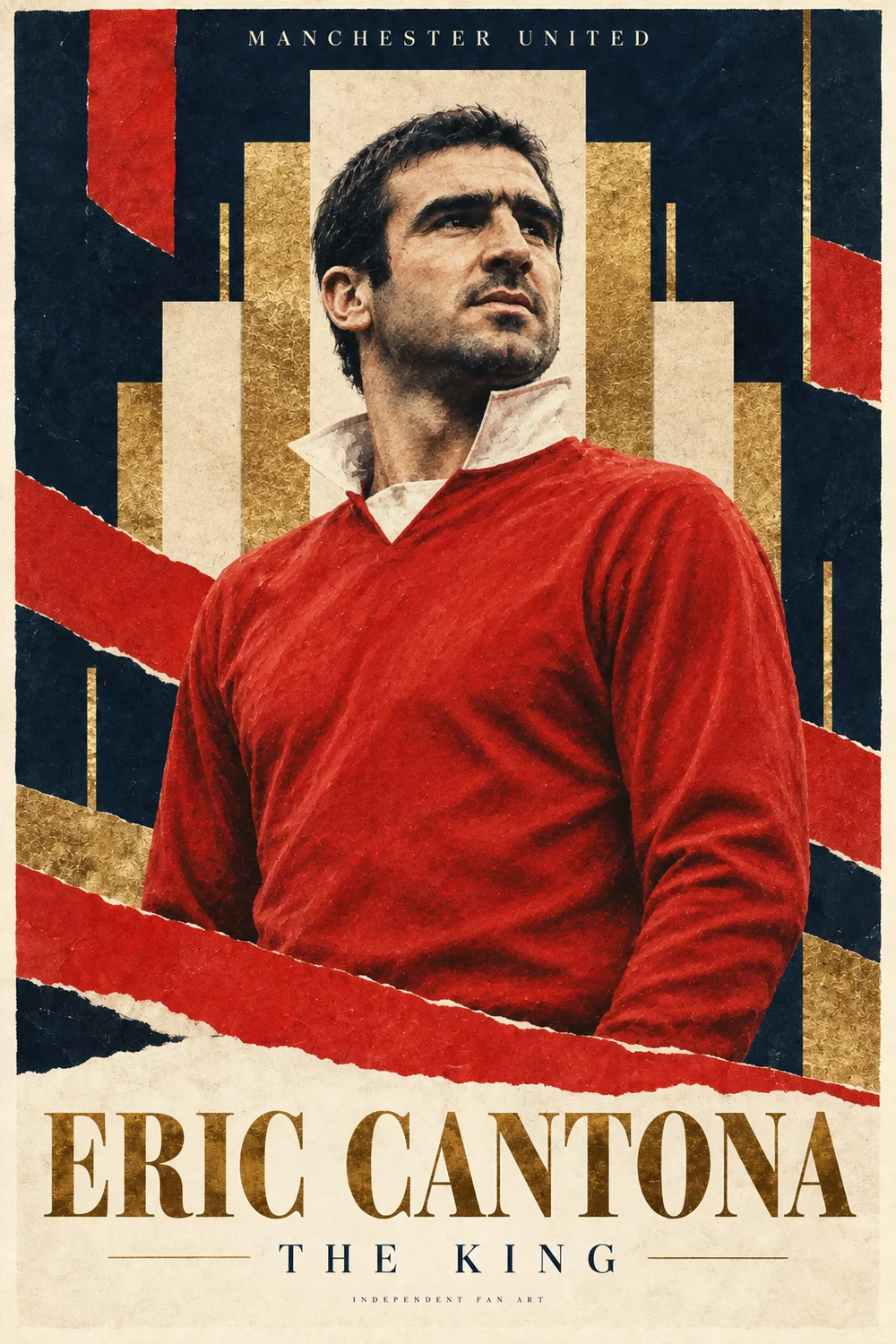 Eric Cantona — The King poster artwork