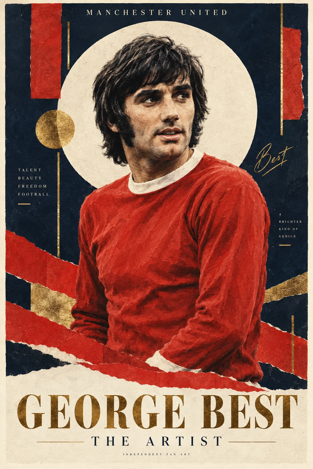 George Best — The Artist poster artwork