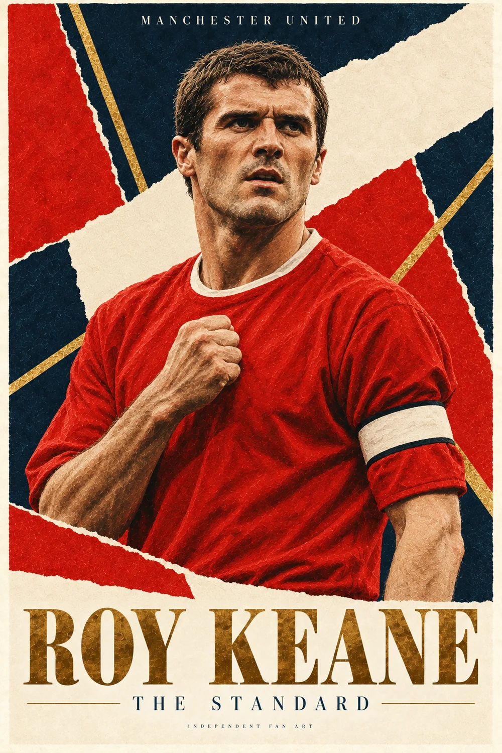 Roy Keane — The Standard poster artwork