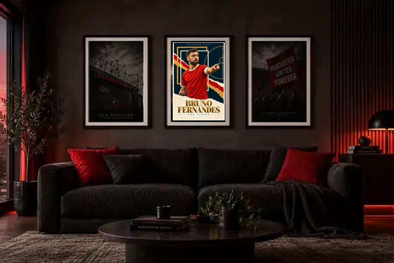 Bruno Fernandes — The Vision framed room view