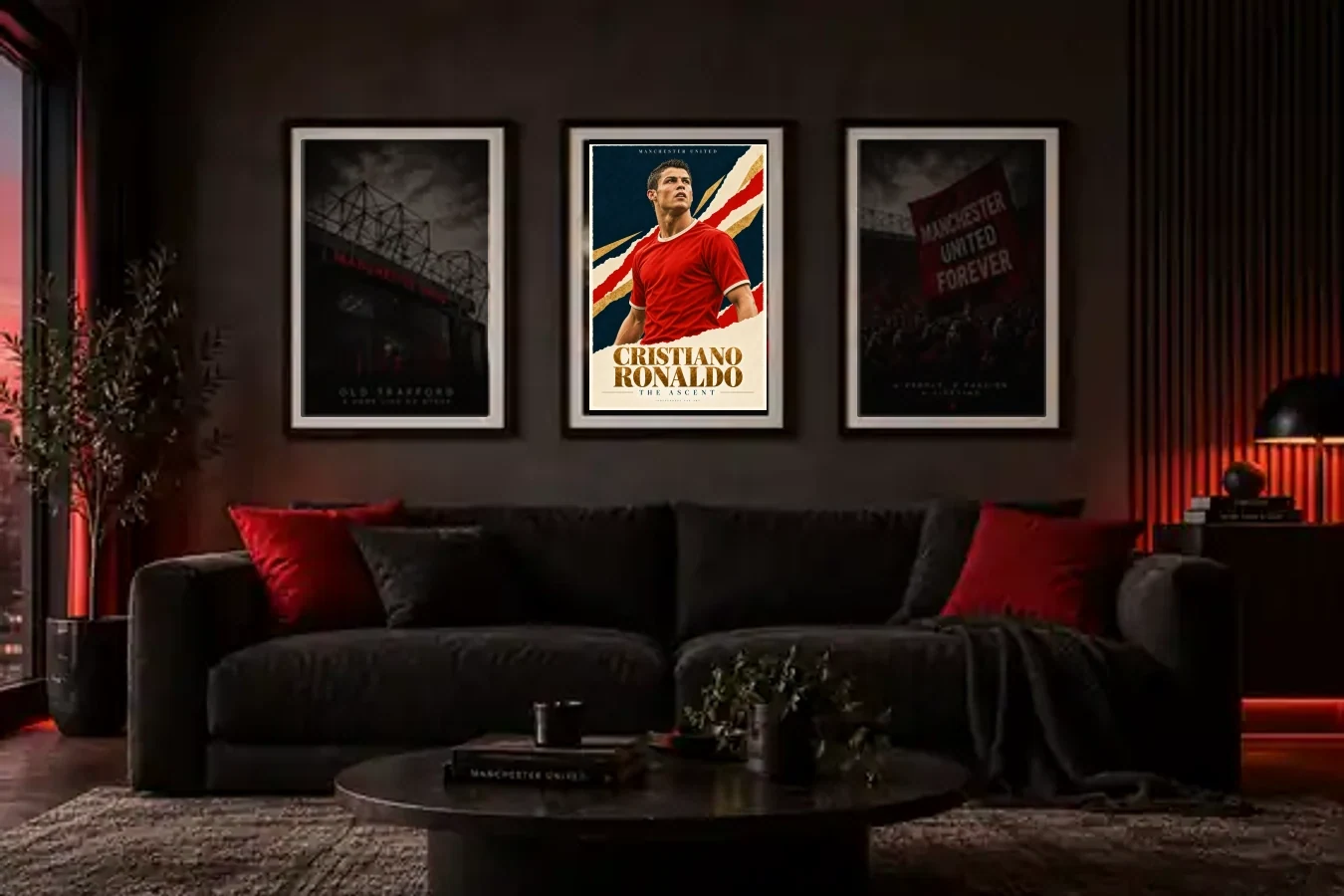 Cristiano Ronaldo — The Ascent framed room view