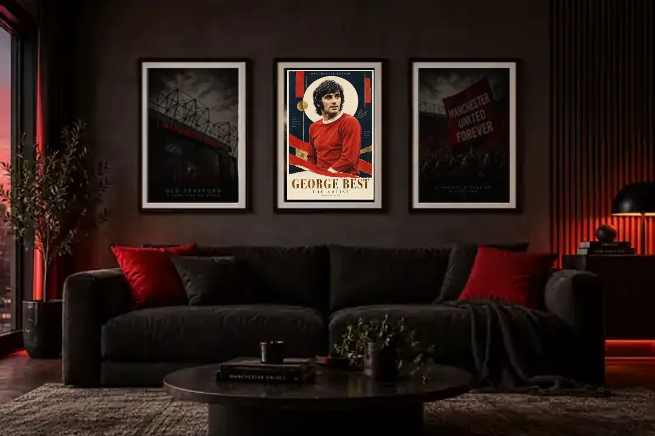George Best — The Artist framed room view