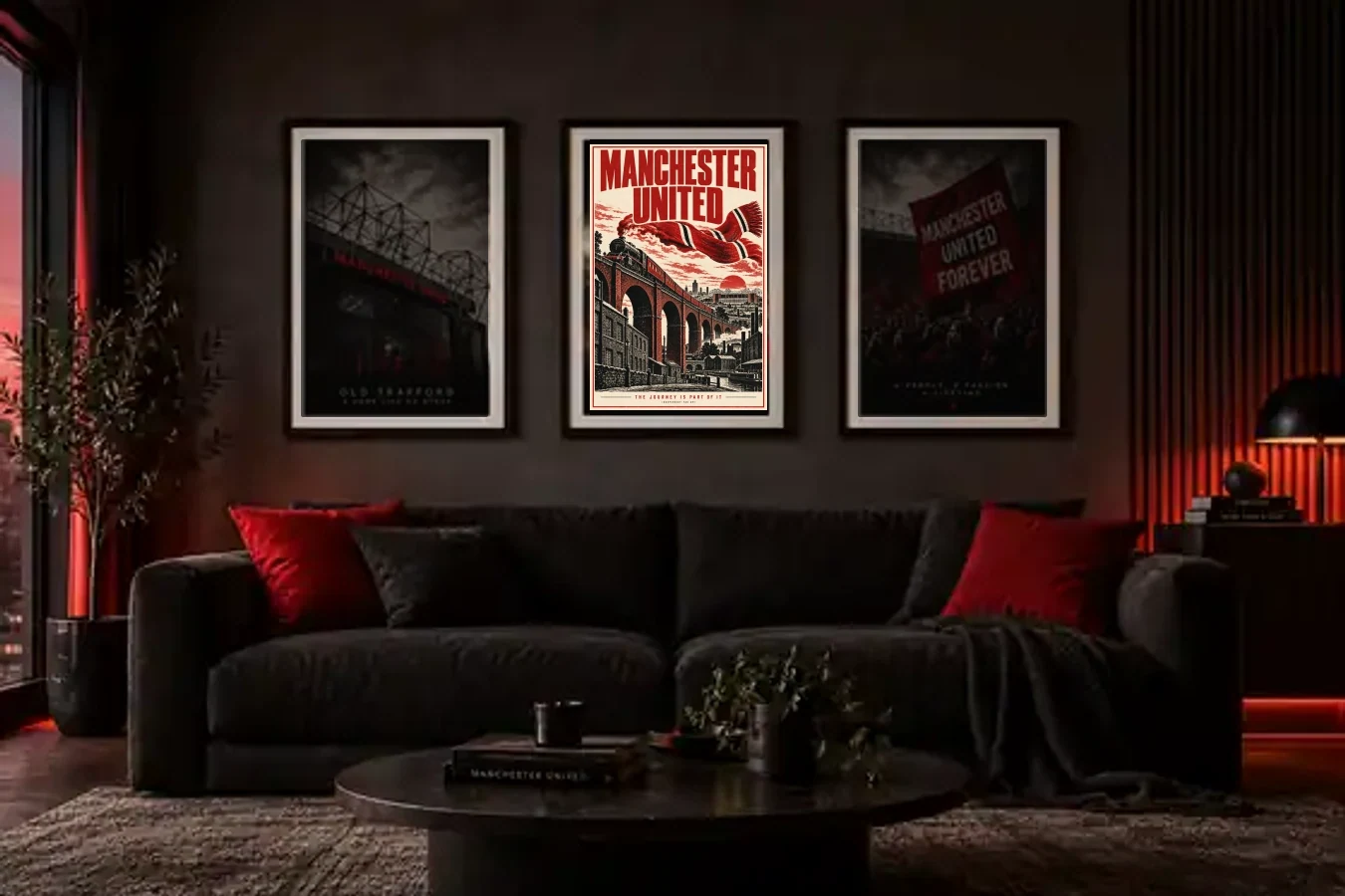 The Journey Is Part of It framed room view